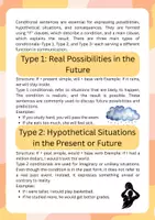 Aperçu - Affichage - Conditional Sentences: If Clauses Type 1, 2 & 3 - Page 1