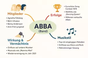 Vorschau - Arbeitsblätter - Lernposter + Arbeitsblatt "ABBA" + Onlineübung & MP3 + Mindmap + Infografik - Seite 3