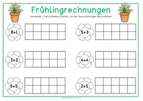 Vorschau - Anderer Materialtyp - Frühling – Rechnungen zum Legen und Begreifen - Seite 2