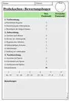Vorschau - Arbeitsblätter - Probekochen in der Küche - Bewertungsbogen - Seite 2