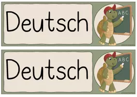 Vorschau - Poster - Schildkrötenklasse- Tagestransparenz/ Stundenplan - Seite 3
