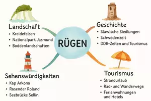 Vorschau - Arbeitsblätter - Arbeitsblätter zum Thema "Rügen" + Lösung & MP3 + Mindmap + Infografik - Seite 2