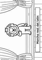 Vista previa - Manualidades / Dibujos para colorear - El carnaval de los animales – Páginas para colorear con música - página 3