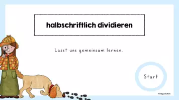 Vorschau - Fördermaterial/Inklusion - Halbschriftliche Division - interaktive PDF - Einführung - Seite 2