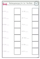 Vorschau - Arbeitsblätter - Rechenspaziergang kleines 1x1 Sommer - Seite 3