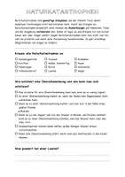 Vorschau - Arbeitsblätter - Arbeitsblätter zu Naturkatastrophen - Seite 1