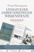 Vorschau - Merkblätter - Literatur der Jahrhundertwende: Wissenstexte Deutschabitur - Deckblatt