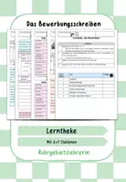 Vorschau - Arbeitsblätter - Lerntheke Bewerbungsschreiben Anschreiben - Deckblatt