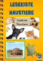 Vorschau - Arbeitsblätter - Lesekiste Haustiere – Lesen, Zuordnen, Staunen! - Deckblatt