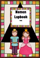 Vorschau - Unterrichtsreihen - Nomen Lapbook - Deckblatt