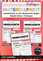 Vorschau - Arbeitsblätter - Genetik Materialpaket I: Mendelsche Regeln, Escape Room, Fächer - Seite 1