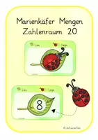 Vorschau - Spiele - Marienkäfer Mengen Zahlenraum 20 - Deckblatt