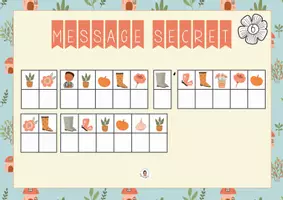 Aperçu - Apprentissages en autonomie - 🌿 Au jardin 9 Messages Secrets - Page 3