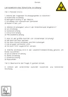 Vorschau - Test - Lernzielkontrolle zur künstlichen Strahlung - Deckblatt