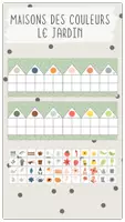 Aperçu - Feuilles d'exercices - 🥕 Au jardin🏡 Maisons des couleurs - Page de couverture