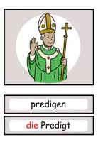 Vorschau - Bildkarten - Bildkarten / Wortkarten "Der Papst" DaZ / sprachsensibler Religionsunterricht - Seite 3