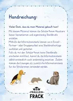 Vorschau - Arbeitsblätter - Steckbriefe Haustieren - Vorlage, Infotexte und Lösungen - Seite 1