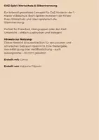Vorschau - Spiele - DAZ-Spiel: Wortschatz und Silbentrennung - TEIL 2 und 3 - Seite 1