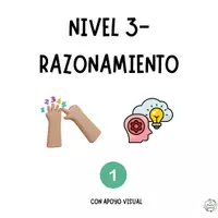 Vista previa - Refuerzo / NEE / Materiales de apoyo - PROBLEMAS VISUALES NIVEL 3 - RAZONAMIENTO (PARTE 1) - página 2