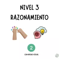Vista previa - Refuerzo / NEE / Materiales de apoyo - PROBLEMAS VISUALES NIVEL 3 - RAZONAMIENTO (PARTE 2) - página 2