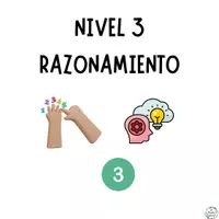 Vista previa - Refuerzo / NEE / Materiales de apoyo - PROBLEMAS VISUALES NIVEL 3 - RAZONAMIENTO (PARTE 3) - página 1
