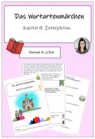 Vorschau - Unterrichtsreihen - Das Wortartenmärchen Kapitel 9: Interjektion - Deckblatt