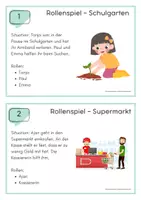 Vorschau - Arbeitsblätter - Rollenspiele - Alltagssituationen - Deckblatt