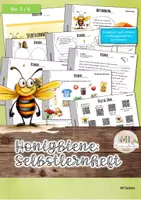 Vorschau - Arbeitsblätter - Insekten - Biene: Selbstlernheft - Deckblatt