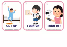 Vista previa - Tarjetas / Manipulativos - PHRASAL VERBS (A2/B1) ENGLISH GRAMMAR KEYCHAIN - página 3