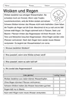 Vorschau - Arbeitsblätter - Lesen & Verstehen - Unser Wasserkreislauf (Klasse 1/2) - Seite 3