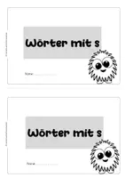 Vorschau - Arbeitsblätter - Rechtschreibtraining – Wörter mit einfachem s (A5-Heft) - Seite 2