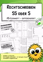 Vorschau - Arbeitsblätter - Rechtschreiben – Schärfung, Verdoppelung, Doppel-ss (All-in-One-Paket) - Seite 1
