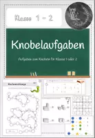 Vorschau - Arbeitsblätter - Knobelaufgaben Klasse 1 und 2 - Deckblatt