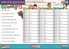 Vorschau - Arbeitsblätter - Speed Dating Family Partnerinterview - Seite 2