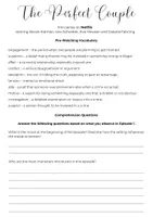 Vorschau - Arbeitsblätter - KOSTENLOS: The Perfect Couple - Episode 1 - Worksheet - Seite 1