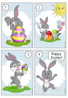 Vorschau - Arbeitsblätter - Story Walk: Easter | Lesespaziergang Englisch Ostern - Seite 2