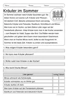 Vorschau - Arbeitsblätter - Lesen & Verstehen - Im Sommer (Klasse 1/2) - Seite 3