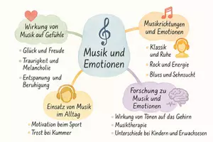 Vorschau - Arbeitsblätter - Lernposter + Arbeitsblatt "Musik und Emotionen - Wie Musik Gefühle beeinflusst" + interaktive Lösung & MP3 + Mindmap + Infografik - Seite 3
