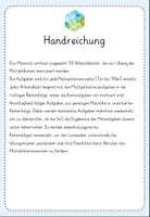 Vorschau - Arbeitsblätter - Übungsheft Multiplikation (Klasse 2) - Seite 1