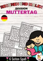 Aperçu - Feuilles d'exercices - Rechen-Mal-Blätter - Division (Muttertag) Mai Fête des Mères Divisions Mathématiques Allemand - Page de couverture
