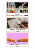 Vorschau - Fördermaterial/Inklusion - Wissensklecks: Bleistift - Seite 1