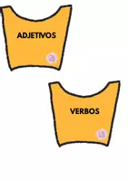 Vista previa - Tarjetas / Manipulativos - Juego de nombres, verbos y adjetivos - página 2