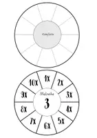 Vorschau - Mal- und Bastelvorlagen - Einmaleins - Malräder (1x - 3x) - Testversion - Seite 3
