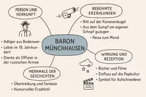 Vorschau - Arbeitsblätter - Lernposter + Arbeitsblatt "Baron Münchhausen" + Onlineübung & MP3 + Mindmap + Infografiken - Seite 3