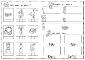 Vorschau - Arbeitsblätter - Buchstabeneinführung und Buchstabenheft Ö - Seite 2