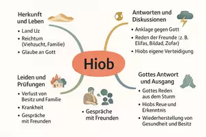 Vorschau - Arbeitsblätter - Lernposter + Arbeitsblätter zum Thema "Hiob" + Lösung & MP3 + Mindmap + Infografiken - Seite 3