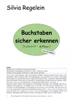 Vorschau - Arbeitsblätter - Buchstaben (b-d, ei - ie) sicher erkennen, Druckschrift, ab Kl. 2 - Deckblatt