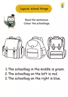 Vorschau - Arbeitsblätter - English Logicals: school things - Seite 2