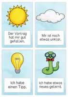 Vorschau - Bildkarten - (Schüler-)Bewertung einer Präsentation - Seite 3