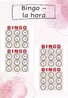Vorschau - Arbeitsblätter - Bingo - la hora - Deckblatt